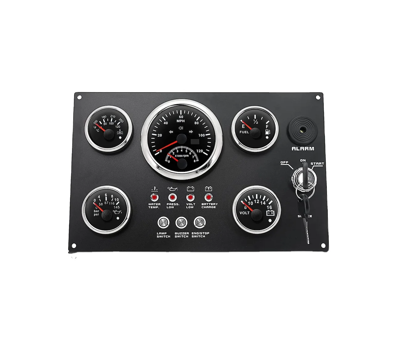H1cda4dcad7f74e5186681a311ad814aen.webp Speedometer and Tachometer Waterproof Marine Instrument Panel Boat Instrument Panel Boat Dashboards - Image 1