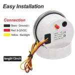 Hot Selling 2 In1 GPS Speedometer REV Counter 200km Tachometer 8000RPM - Image 5