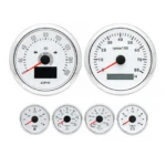 6 Gauge Set 85mm GPS Speedometer 160MPH Tachometer 8000RPM for Boat Car Truck US