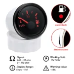 12V 24V Ultra-Thin Universal 52mm Auto Motorcycle Fuel Level Meter Gauge - Image 6