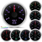 52MM Car GPS Speedometer/Tacho 4000RPM/Fuel Level/Oil Pressure/Water Temp/Volt - Image 4