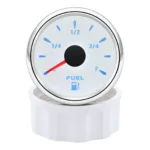 2 52MM Universal Gas Fuel Level Gauge 0-190ohms 240-33ohms Analogue LED Car Marine Boat - Image 5