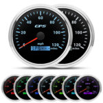 6 Gauge Set 110mm GPS Speedometer 120MPH Tacho Waterproof Car Marine Boat Truck - Image 6