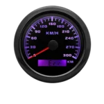 85MM GPS Speedometer 0-300Km/H Odometer Gauge 7 Colors LED for Car Truck Boat - Image 2