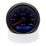 85mm Black GPS Speedometer 80km/h Gauge Waterproof for Marine Boat Car Truck - Image 4