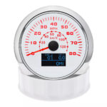 85MM GPS Speedometer 0-80MPH&120km/h Gauge for Boat Car Truck Waterproof - Image 4