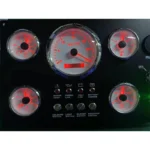 Hot Sale 300*190mm 18-32V 0-10bar Waterproof Rust-proof Marine Dashboard Switch Panel Boat Dashboards With Cover Box