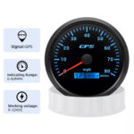 110mm Waterproof GPS Speedometer 160MPH 110mm Tachometer 8000RPM Gauge for Boat - Image 6