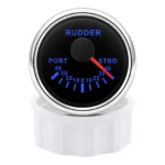 52mm Rudder Angle Indicator Gauge Meter 0-190ohm Red Backlight 0-5V for Marine Boat Vessels - Image 2