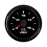 Volt Meter 2 52mm 8-18 Volts Gauge Black Face Red Led Car Meter Auto Parts