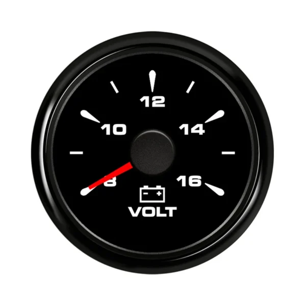Volt Meter 2 52mm 8-18 Volts Gauge Black Face Red Led Car Meter Auto Parts