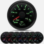 5 Gauge Set 85mm GPS Speedometer 0-160MPH With COG Trip Gauge & 52mm Fuel Gauge - Image 5