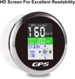 Digital GPS Speedometer Gauge Waterproof COG ODO Trip Voltmeter Auto Gauge Meter 9-32V for Boat Car Truck Motorcycle - Image 4