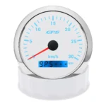 85MM White GPS Speedometer Gauge 0-30KM/H Waterproof for Marine Boat Car ATV - Image 5