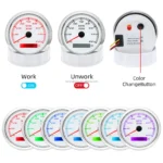 Waterproof 85mm Digital Hour Meter 0-8000 RPM Gauge Tachometer With 8 Backlights - Image 5