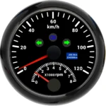 Digital Engine Car Digital Speedometer and Tachometer 120 km/h 8000 Rpm - Image 3