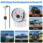 Universal Marine Boat Fuel Level Gauge Sensor Outboard Engine Oil Meter for 0-190ohm - Image 2
