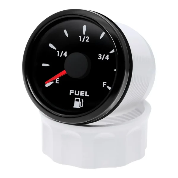 52MM Fuel Level Gauge 0-190ohms Indicator Tank Meter 7 Colors for Car Truck Boat