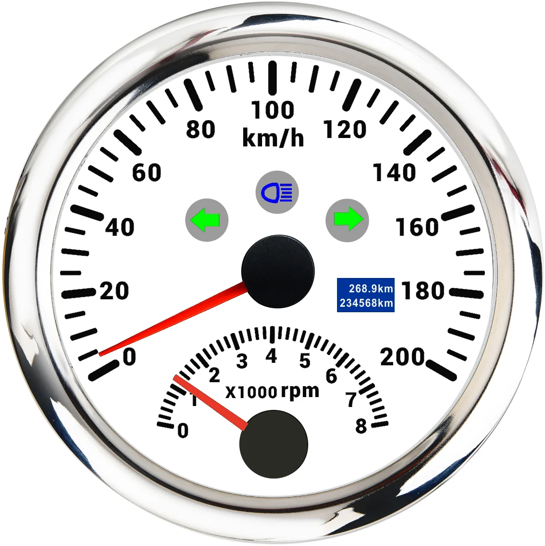 H2a1e4394eb884fbc927201e2cd780098W.webp Rotational Speed Motor RPM Meter Contact Speedometer Digital Tachometer - Image 1