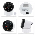 High Quality 52mm Boat Fuel Level Gauge 240-33/0-90/0-190ohm/10-180/240-30ohm 7 Colors LED - Image 5