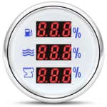 52mm 3in1 Multi-Function Digital Gauge Water Level Fuel Level Sewage Level Gauge