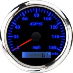 85 mm Needle White LED and LCD Display 120 Kmh Speedometer Gauge - Image 4