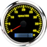 85mm 4000 RPM Simple Installation Tachometer RPM diesel Engine Tachometer Gauge - Image 3