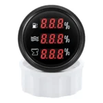 High Quality 52mm 3in1 Multi-Function Digital Gauge Water Level Fuel Level Sewage Level Gauge - Image 5