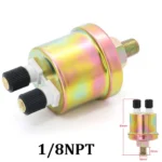 2'' 52MM Boat Car Mechanical Oil Pressure Gauge Oil Press Meter 1/8NPT Sensor - Image 5