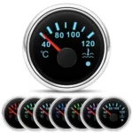 6 Gauge Set 85mm GPS Speedometer 160MPH Tacho 8000RPM & 52mm Fuel Level Oil Pressure Water Temp Voltage Meter With Sensor - Image 5