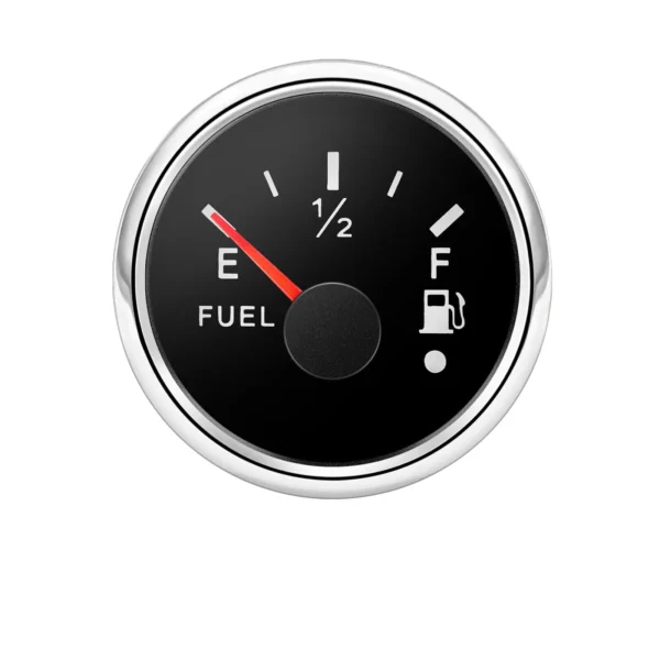 52mm Gasoline Meter 0-190ohm Stainless Cover 9-32V Diesel Fuel Oil Level Gauge