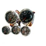 6-in-1 for Auto Meter Water Temp Fuel Level GPS Speedometer Oil Pressure Voltage Gauge Tachometer Dashboard for Trucks New Used
