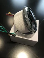 LED Red Marine 4 in 1 Pointer Multifunction Gauge with bar Oil Pressure Fuel Level Meter - Image 5