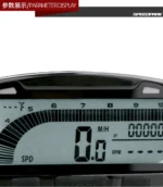Motorcycle Digital Tachometer Odometer and Speedometer Mph Meter Gauge - Image 5