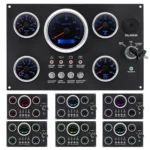 For Marine Boats Ship Instrument Cluster Gauge Meter Panel Dashboard - Image 2