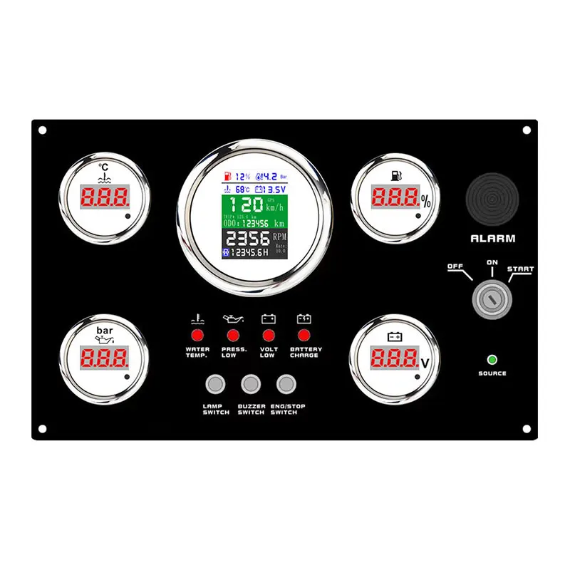 H363bb859cdd345e08a5e6638e50c0a67z.webp 300*190 mm Waterproof Marine Dashboard Switch Panel Boat Dashboards - Image 1