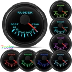 52mm Marine Rudder Angle Gauge Indicator With Sensor for Boat Yacht 0190ohms - Image 2