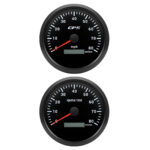110mm Waterproof GPS Speedometer 0-80MPH 110mm Tachometer 8000RPM Gauge for Boat