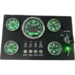 300*190mm 3KRPM 16-32V 0-10Bar Diesel Engine Control Box Instrument Panel