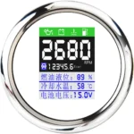 85mm Digital CANbus Gauge Tachometer with Oil Pressure/Voltmeter/Water Temperature/Fuel Level/Hour Meter Display - Image 6