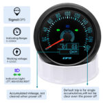 85MM Black GPS Speedometer 200km/h Gauge with TRIP COG for Boat Car Truck ATV - Image 4