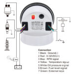 85mm 6In 1 Multi-function Gauge Car Marine GPS Speedometer Tacho Oil Temp Press - Image 5