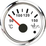 52mm Black Faceplate Oil Temperature Gauge with Temp Sensor 316 Stainless Steel for Marine Yacht Car Truck - Image 2
