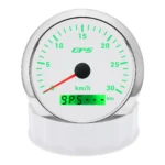 85MM White GPS Speedometer Gauge 0-30KM/H Waterproof for Marine Boat Car ATV - Image 3