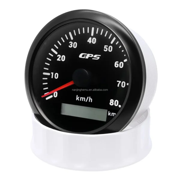 85mm Car Truck Motorcycle ATV UTV GPS Speedometer Gauge 80km/h Speed 9-32V With Backlight