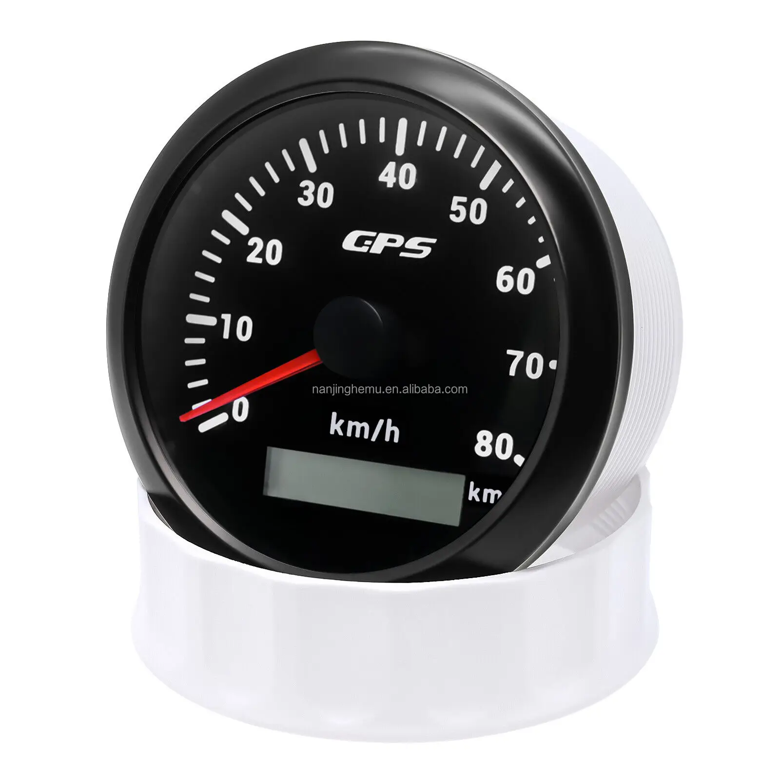 H3ff03b8266034044859d852cf90fa3e7T.webp 85mm Car Truck Motorcycle ATV UTV GPS Speedometer Gauge Odometer Velometer 120km/h Speed 9-32V With Backlight - Image 1
