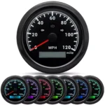 85MM GPS Speedometer 120MPH&Tacho 8000RPM&52mm Fuel/Oil/Temp/Volt with Sensor - Image 2
