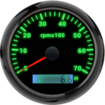 Generator Gauge Rpm diesel Boat Tachometer for Sale