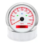 85mm Marine Auto 12V/24V 200km/h GPS Speedometer - Image 3