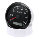 85MM Marine Tachometer Car Boat Tacho Gauge Digital Hourmeter 0-7000 RPM NEW